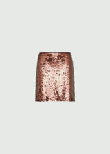 MARELLA Zolla Sequin Mini Skirt - Bordeaux