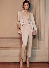 MARELLA Cecil Satin Blazer - Natural