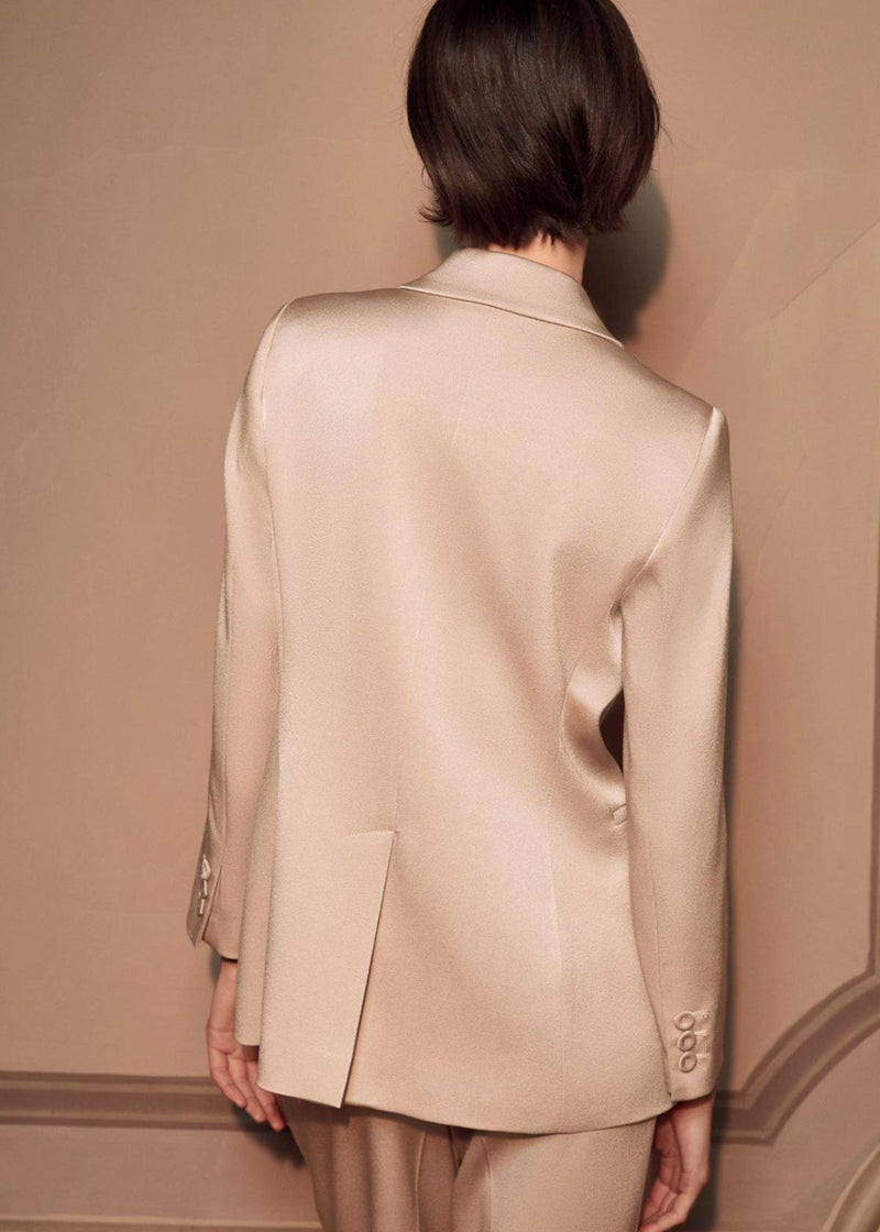 MARELLA Cecil Satin Blazer - Natural