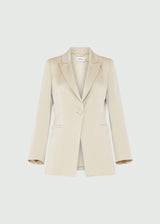 MARELLA Cecil Satin Blazer - Natural