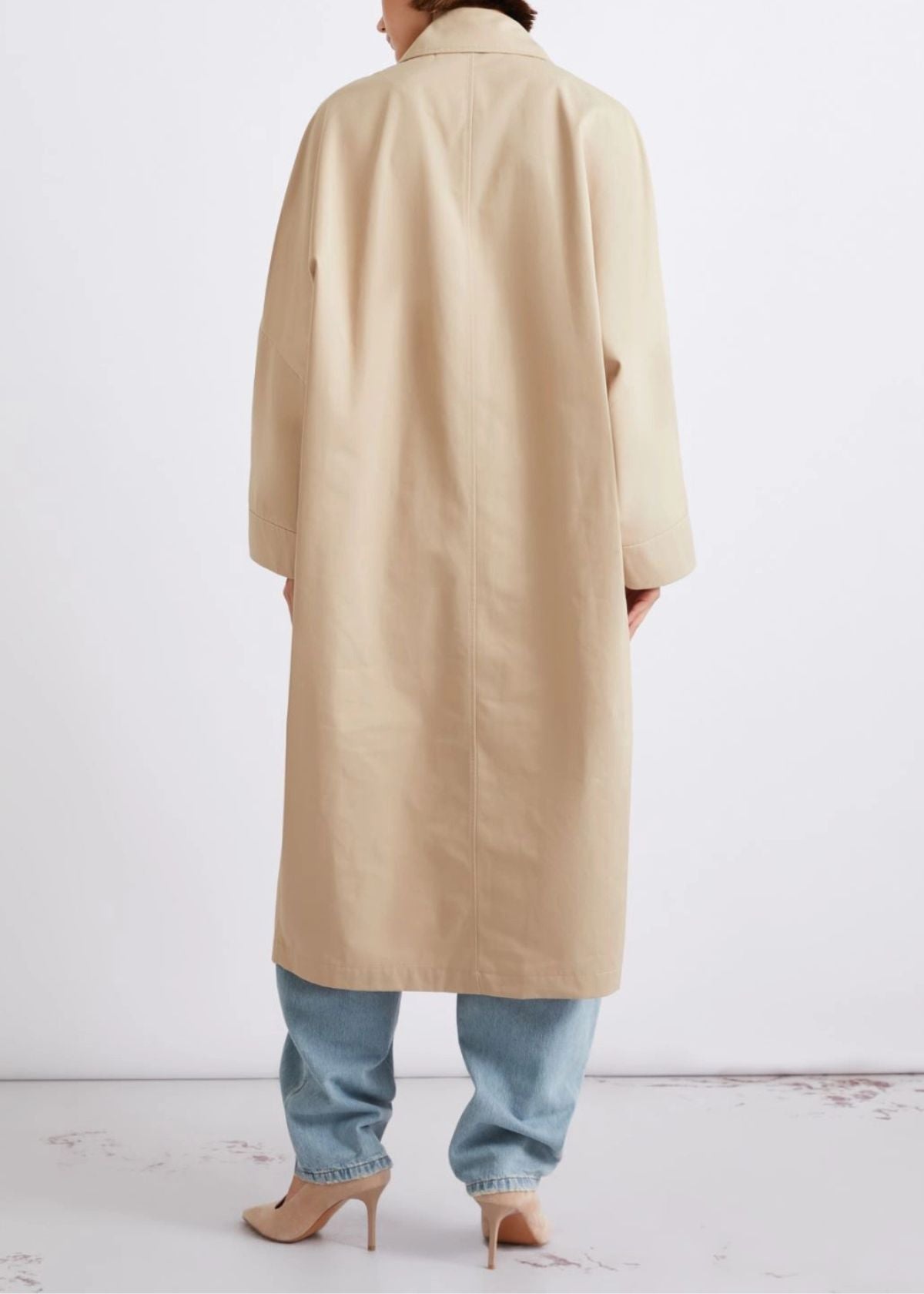 MARELLA Oversized Trench Coat - Natural