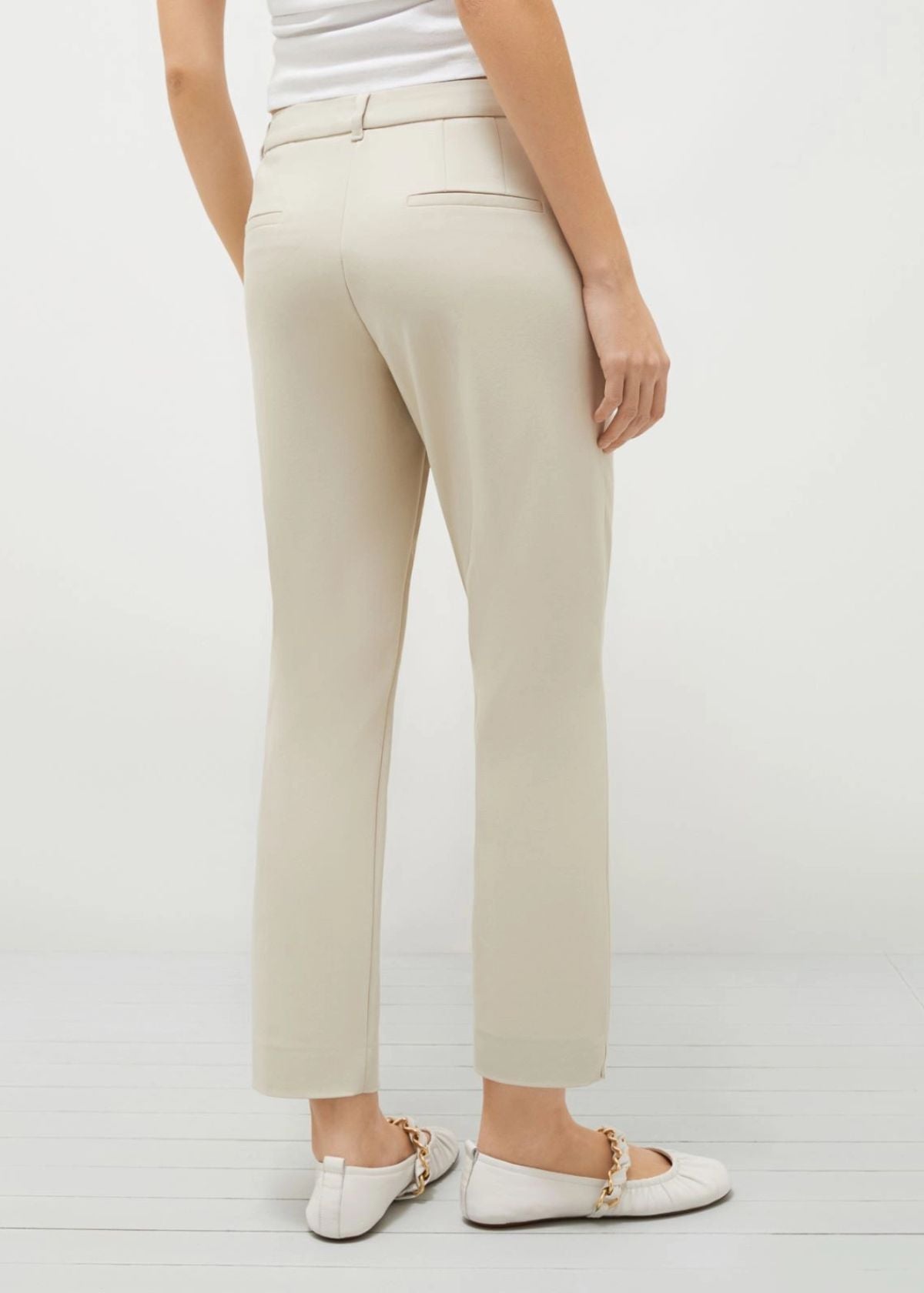 MARELLA Miele Stretch Cotton Pant - Sand