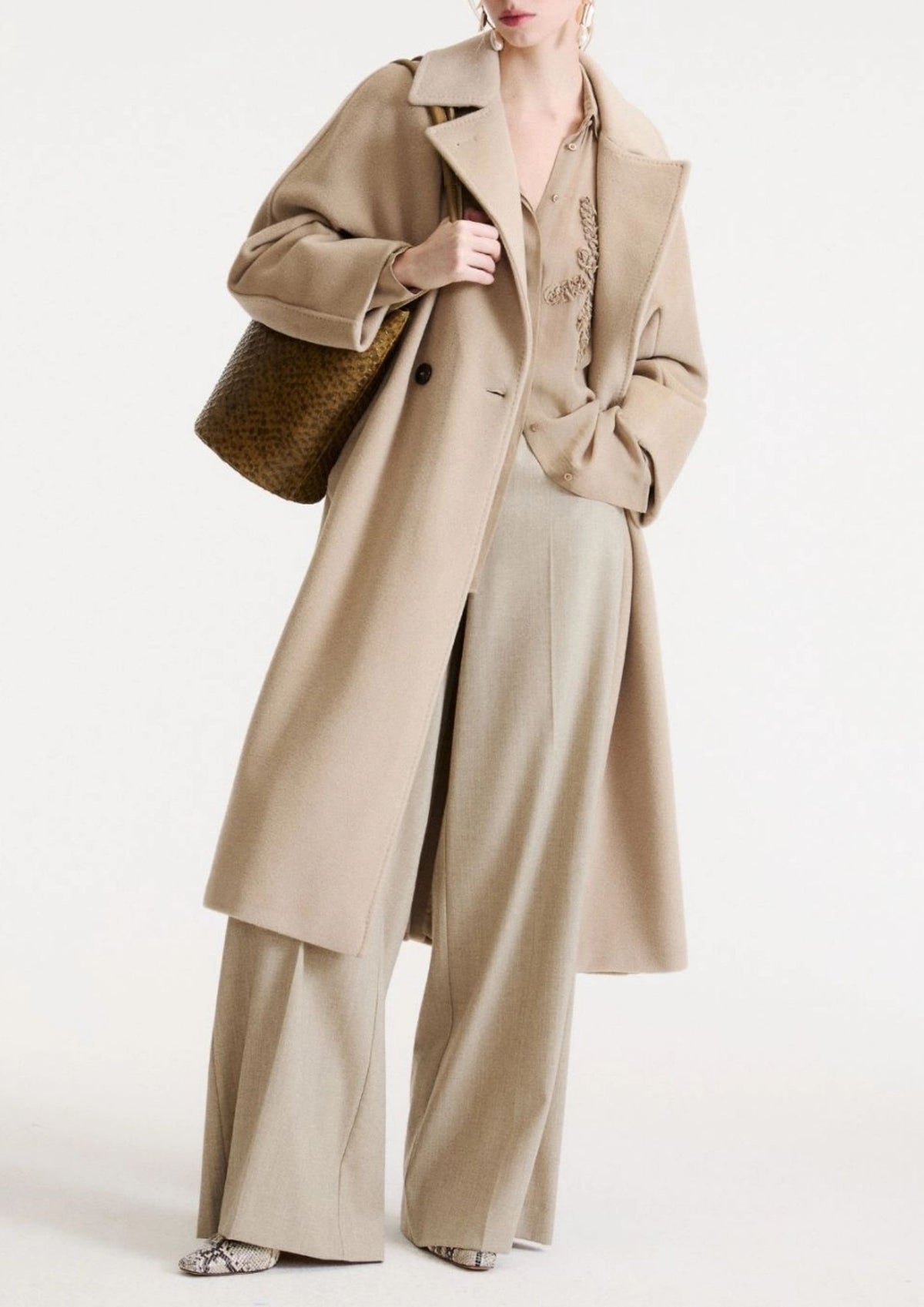 MARELLA Comfortable Wool Pant - Oregano