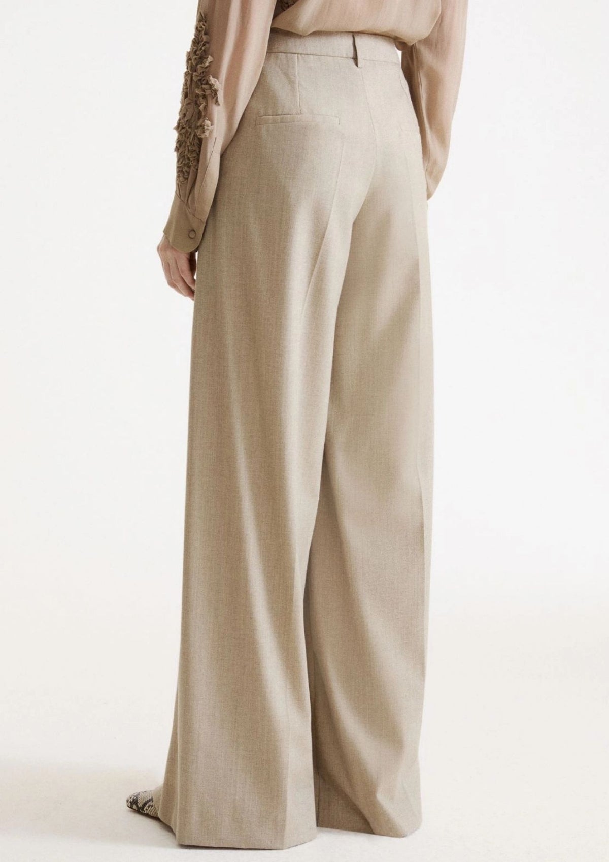 MARELLA Comfortable Wool Pant - Oregano