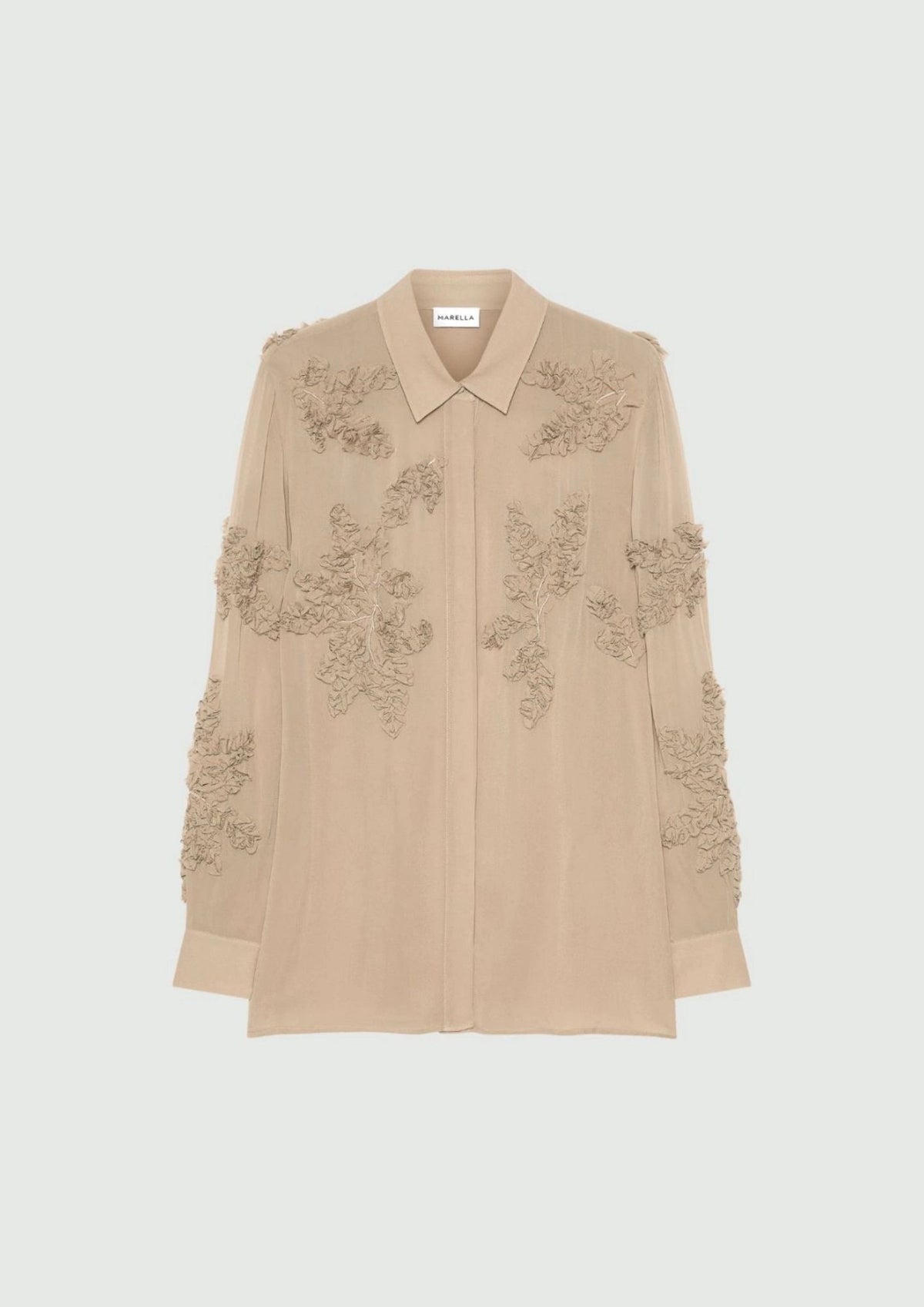 MARELLA Long Embroidered Top - Oregano