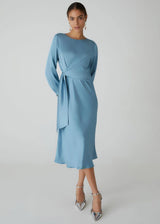 MARELLA Sion Midi Dress - Dust Blue