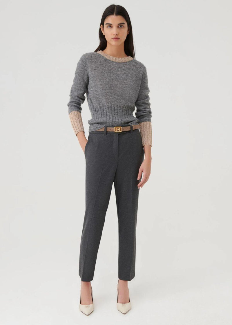 MARELLA Susy Lurex Sweater - Melange Grey