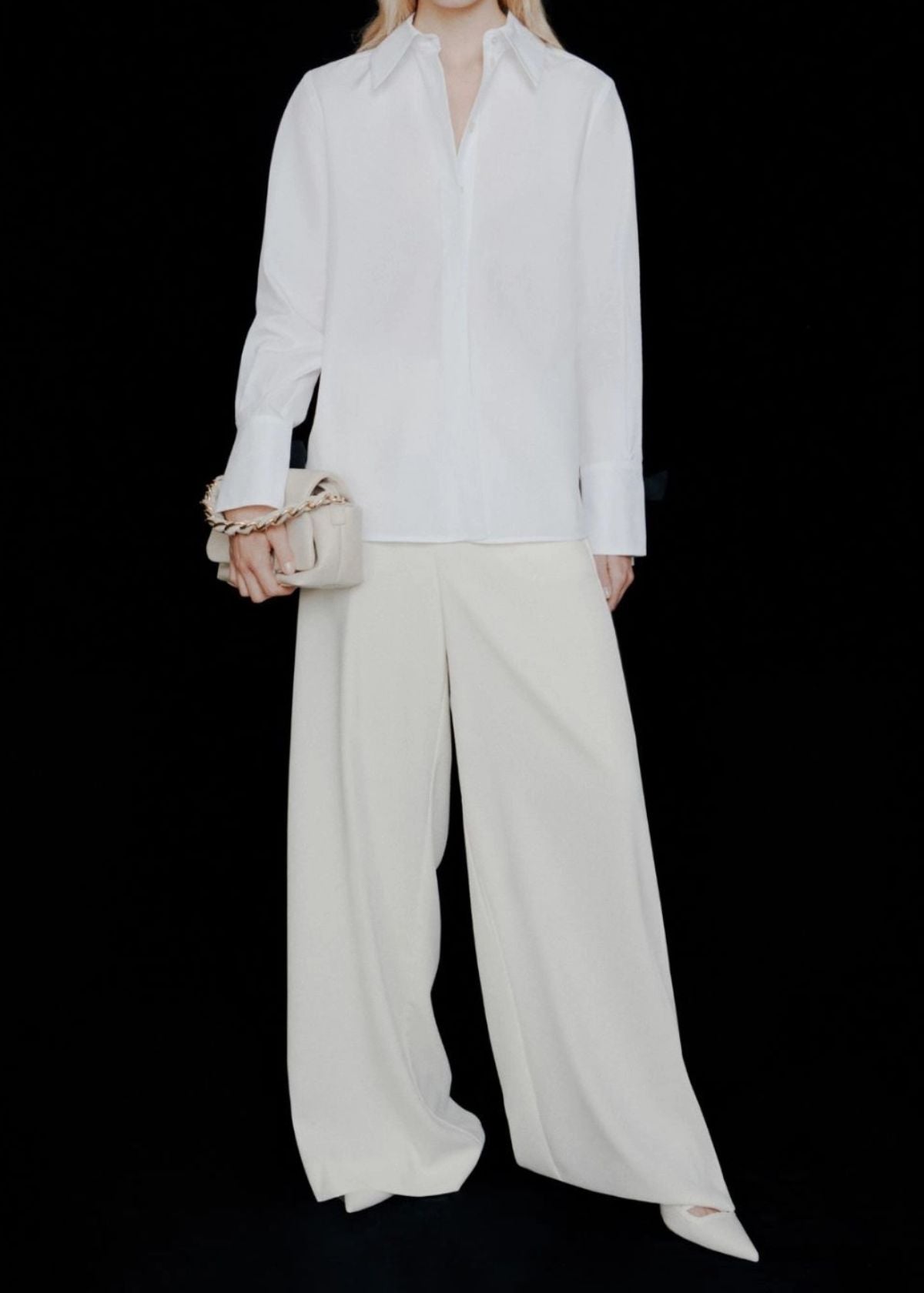 MARELLA Cotton Poplin Top - Optical White