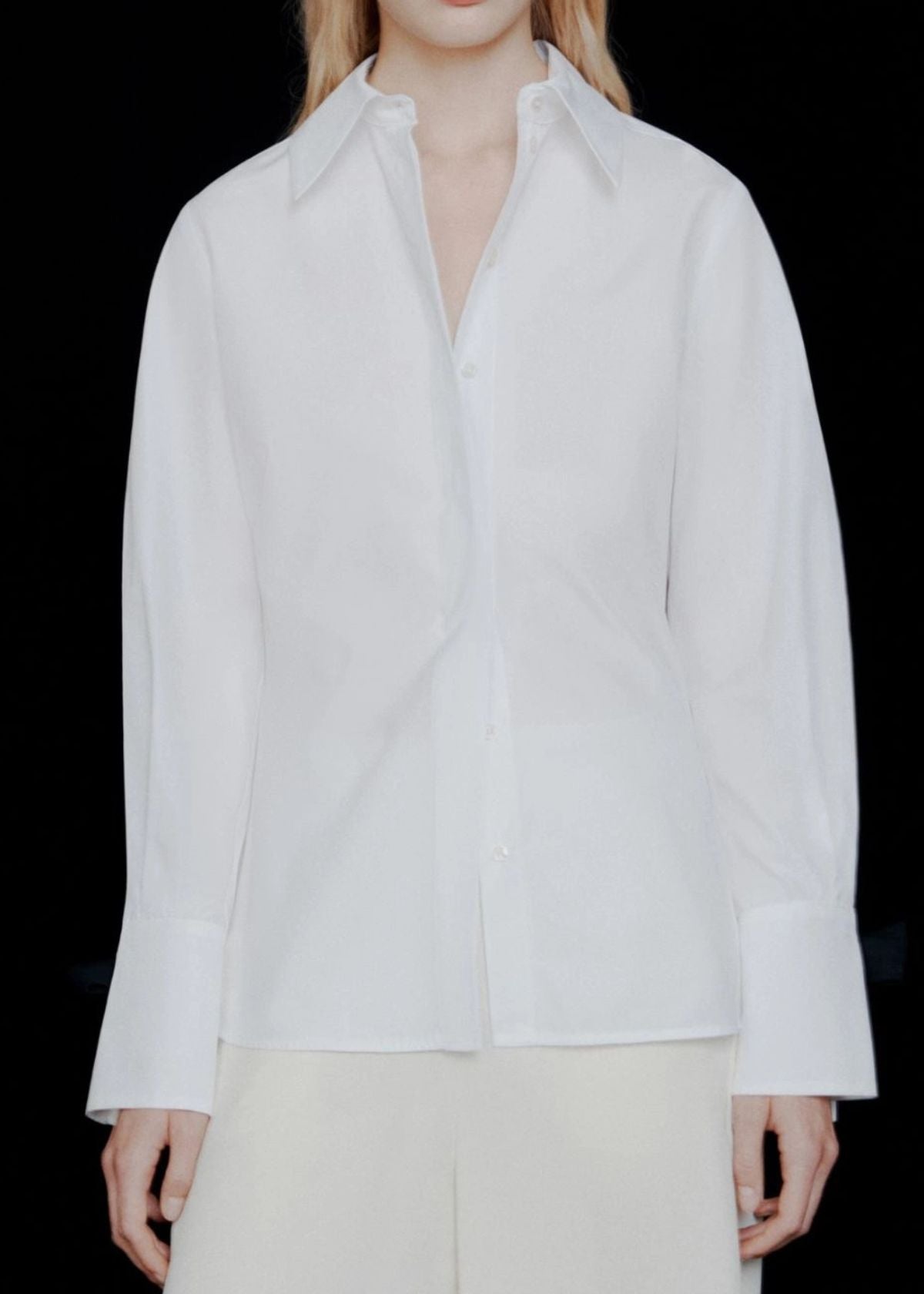 MARELLA Cotton Poplin Top - Optical White