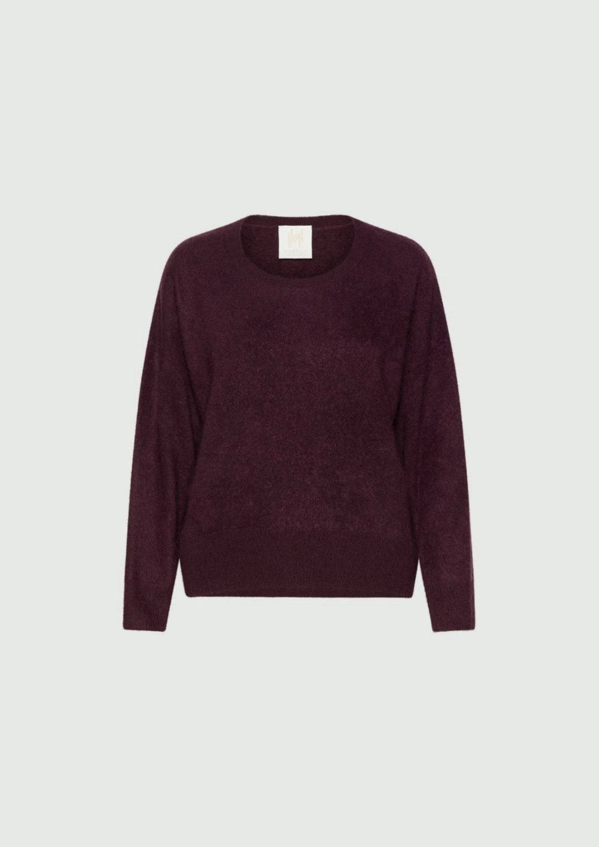 MARELLA Cashmere Blend Crew Sweater - Blackberry