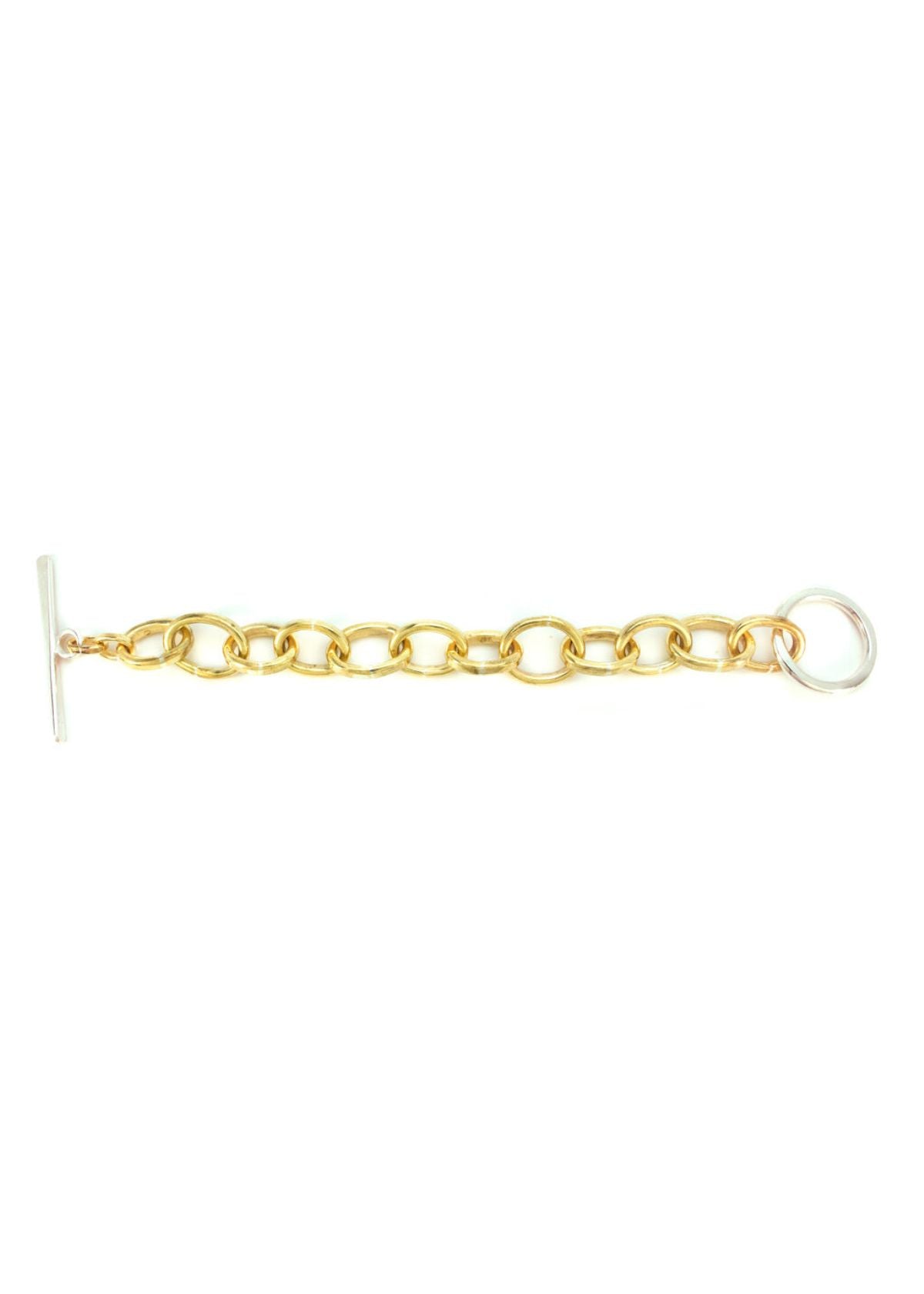 MARGARET ELLIS Allure Toggle Bracelet - Bronze/Silver