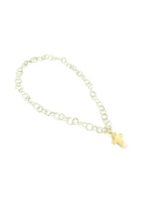 MARGARET ELLIS Medium Box Cross Necklace