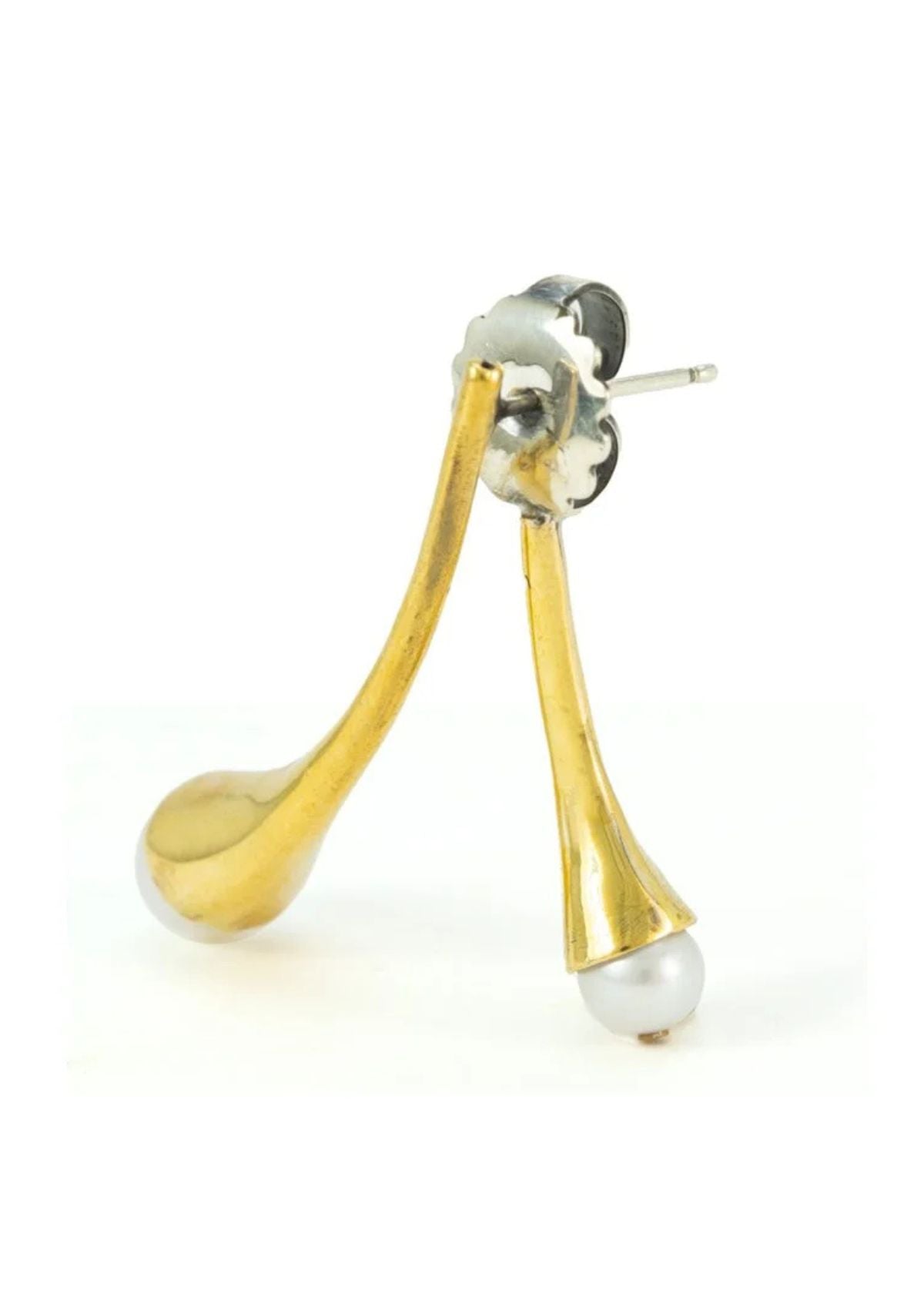 MARGARET ELLIS Calla Pearl Jacket Earring