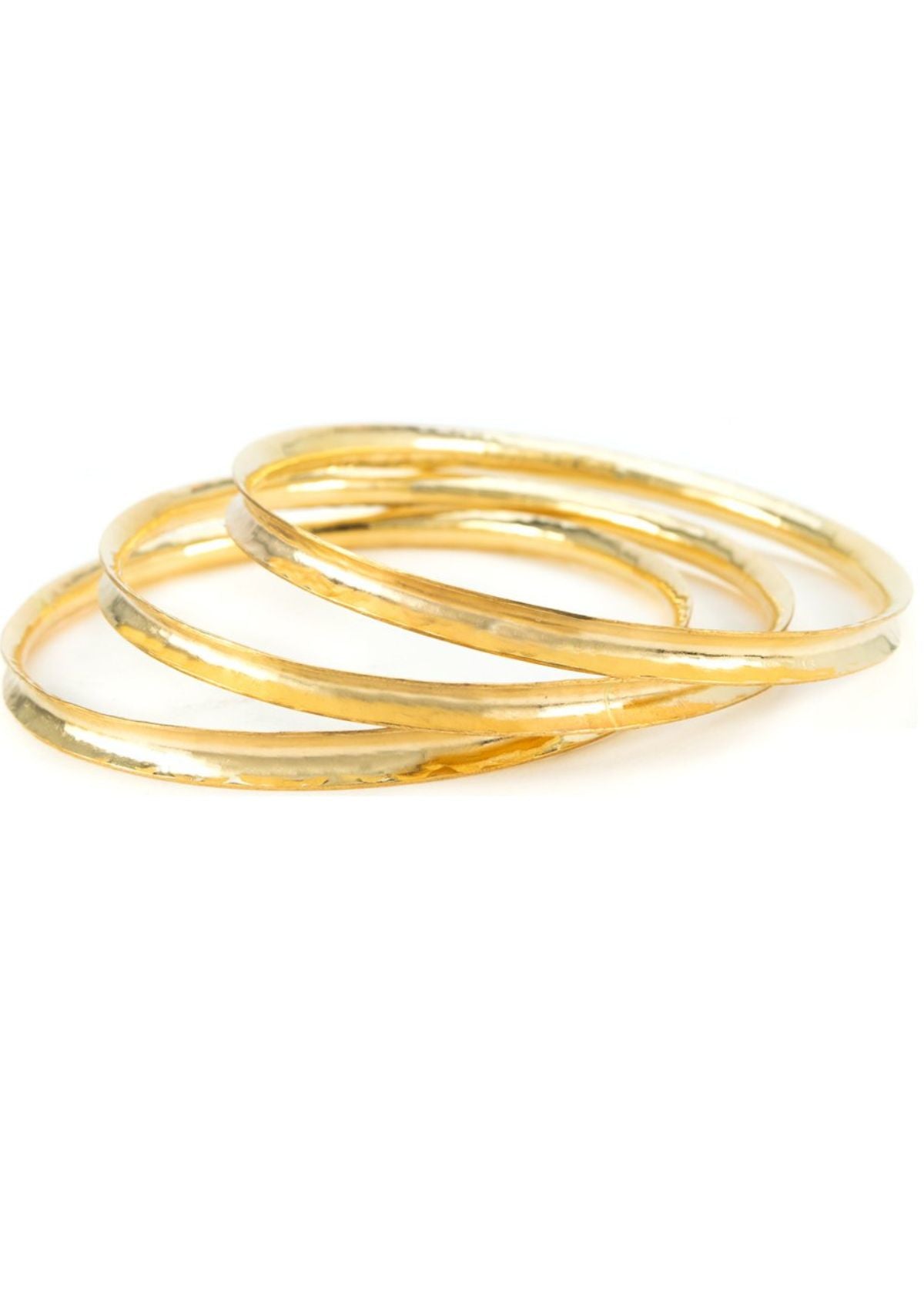 MARGARET ELLIS Set of 3 Skinny Bangles - Gold Filled