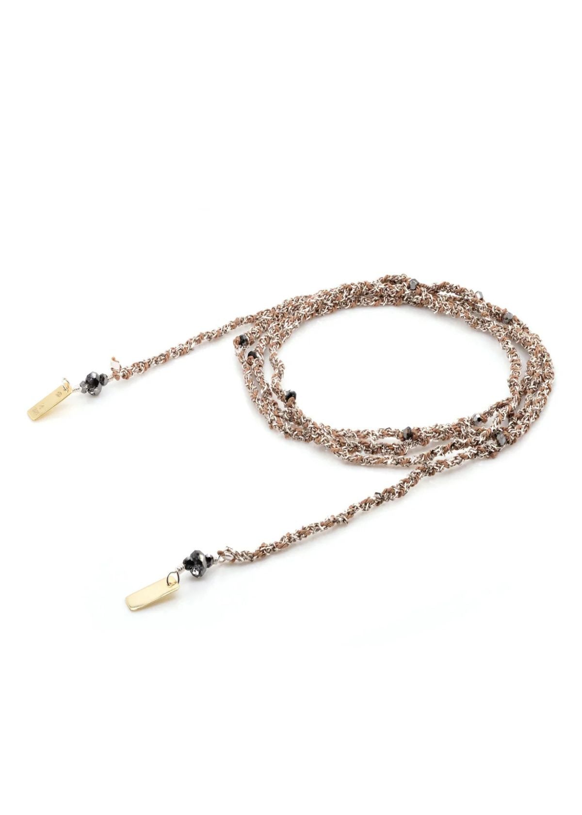 MARIE LAURE CHAMOREL N° 182 Necklace - Silver Beige