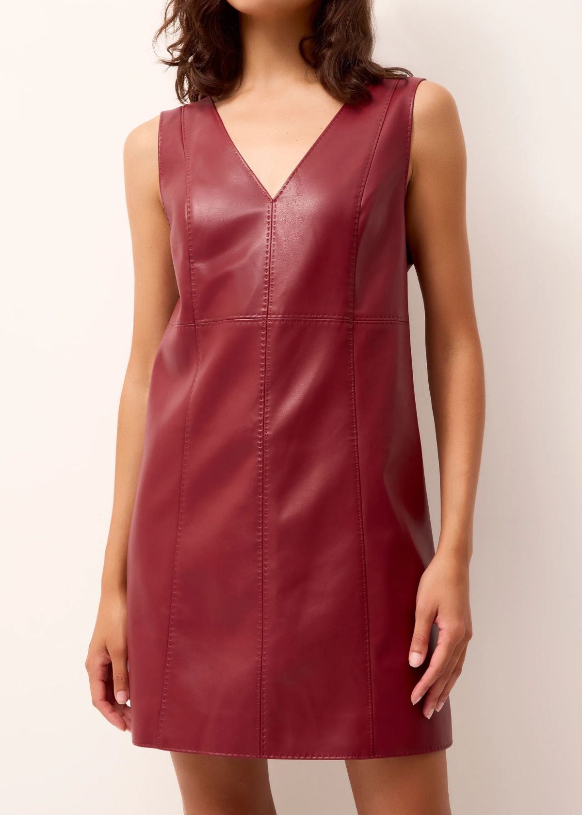 MARIE OLIVER Violette Dress - Brick