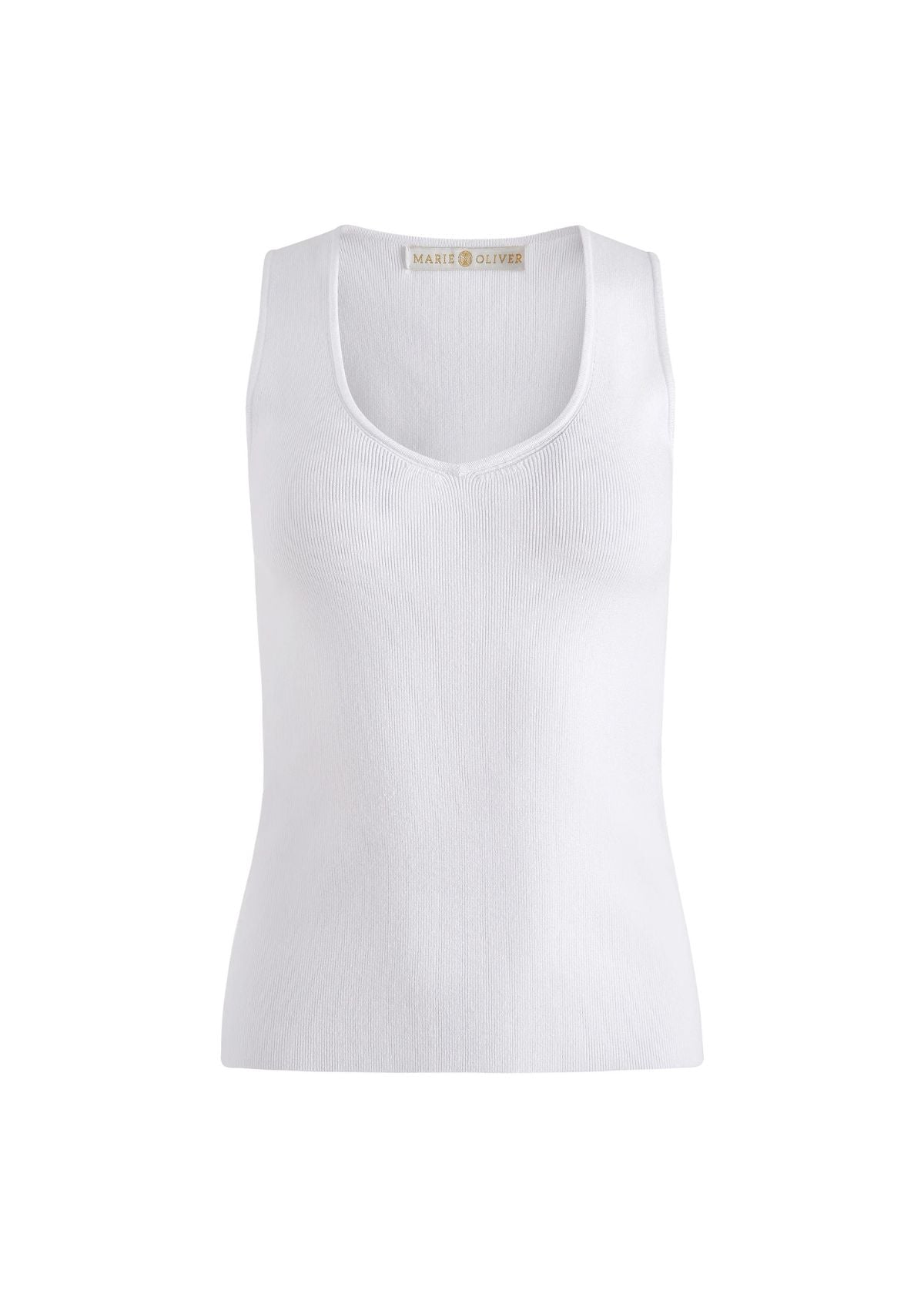 MARIE OLIVER Miranda Tank Top - Cool White