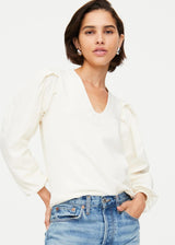 MARIE OLIVER Bianca Pullover Top - Ivory