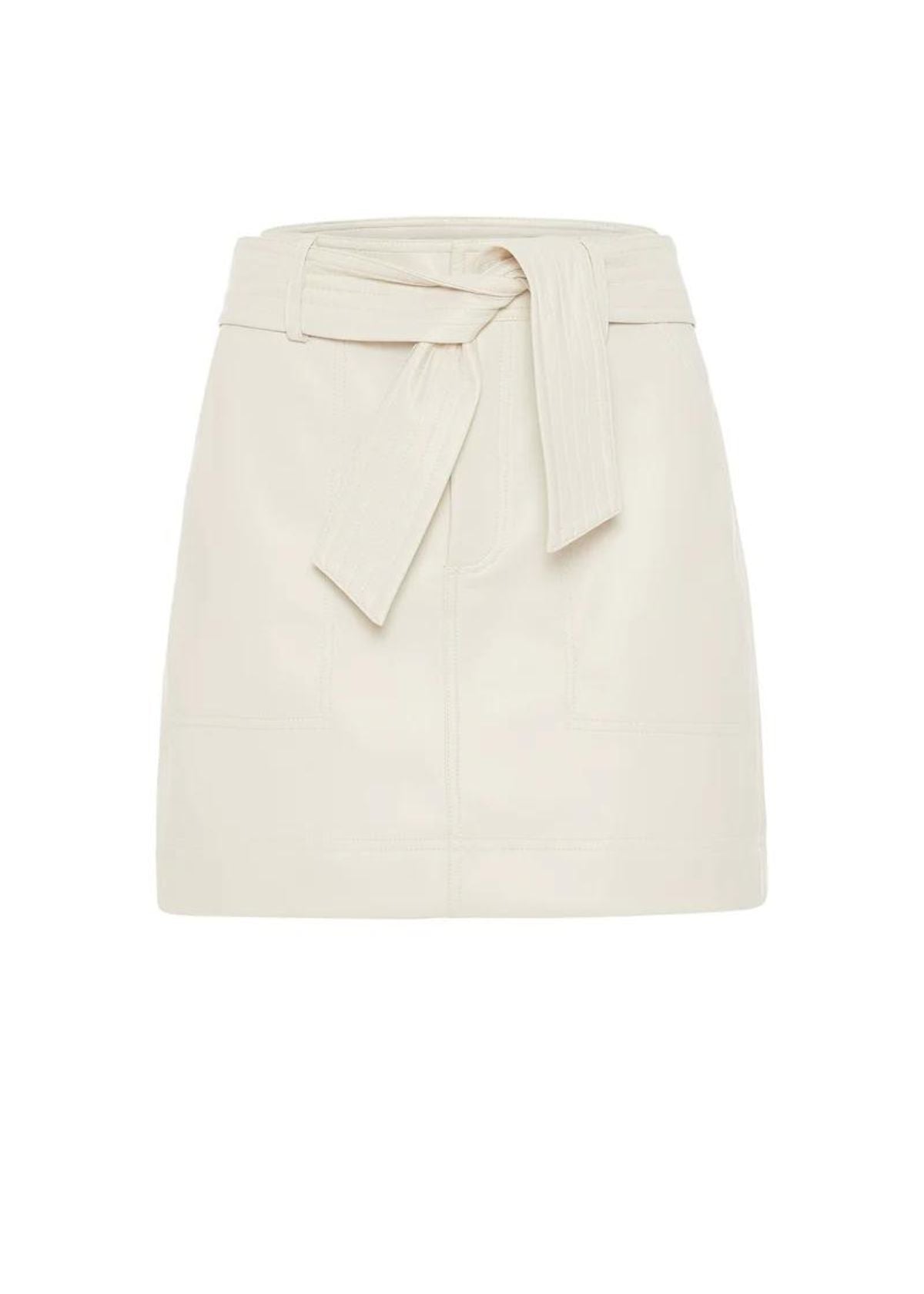 MARIE OLIVER Vallie Mini Skirt - Cloud