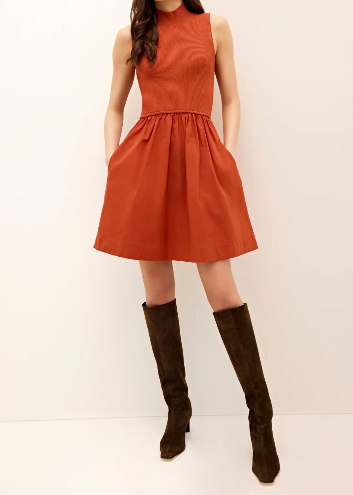 MARIE OLIVER Reynolds Dress - Russet