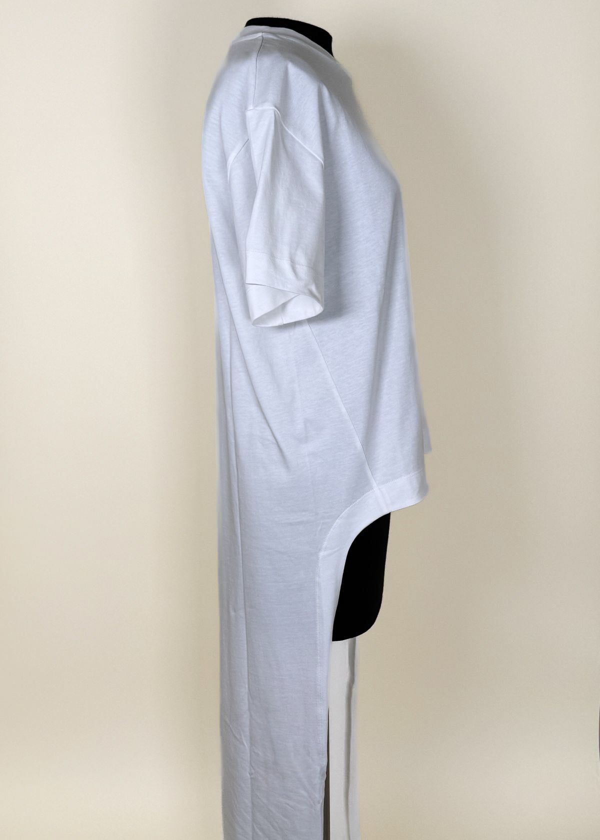 MEIMEIJ High Low Cotton Tee - Off White