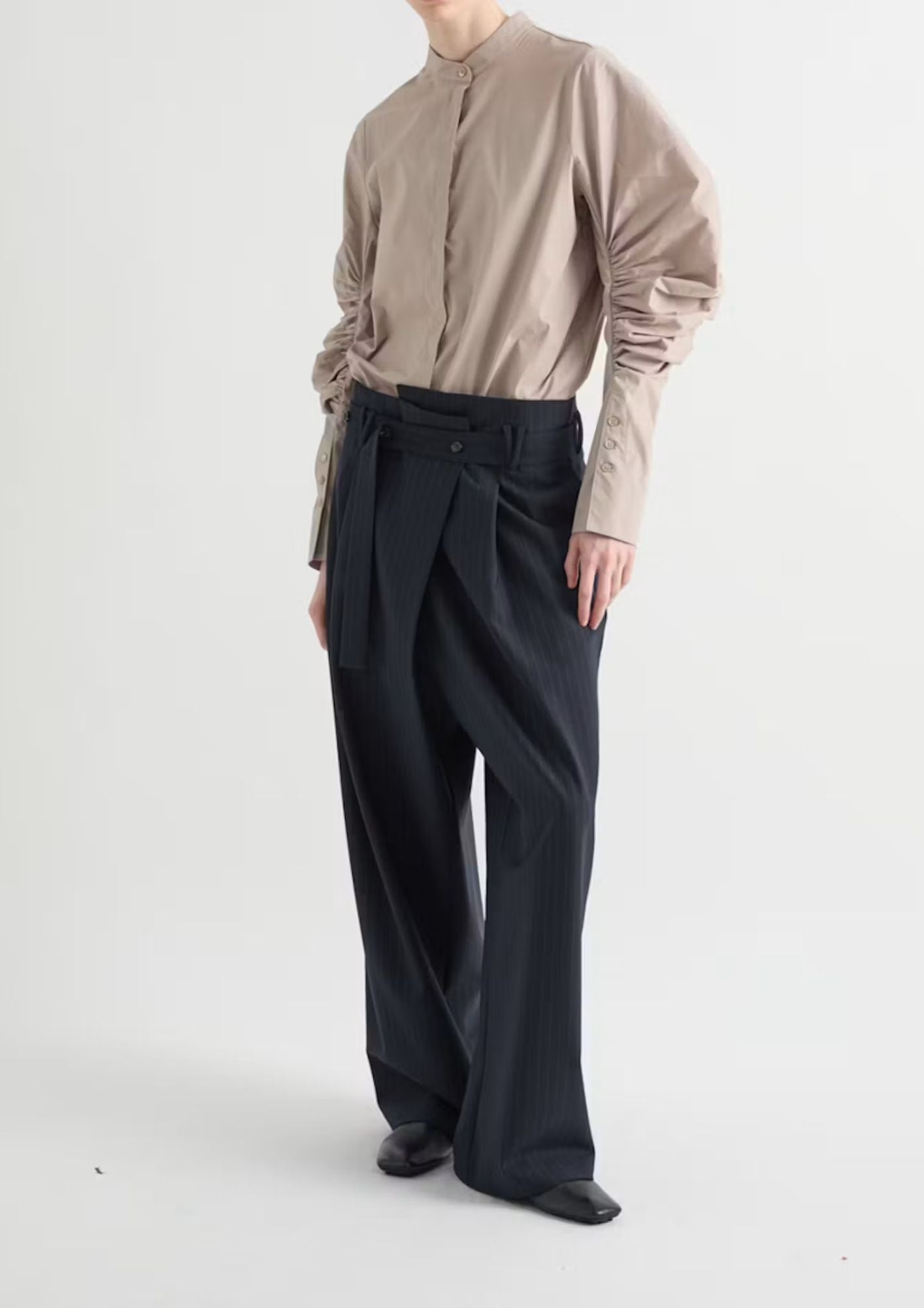 MEIMEIJ Puff Sleeve Top - Powder