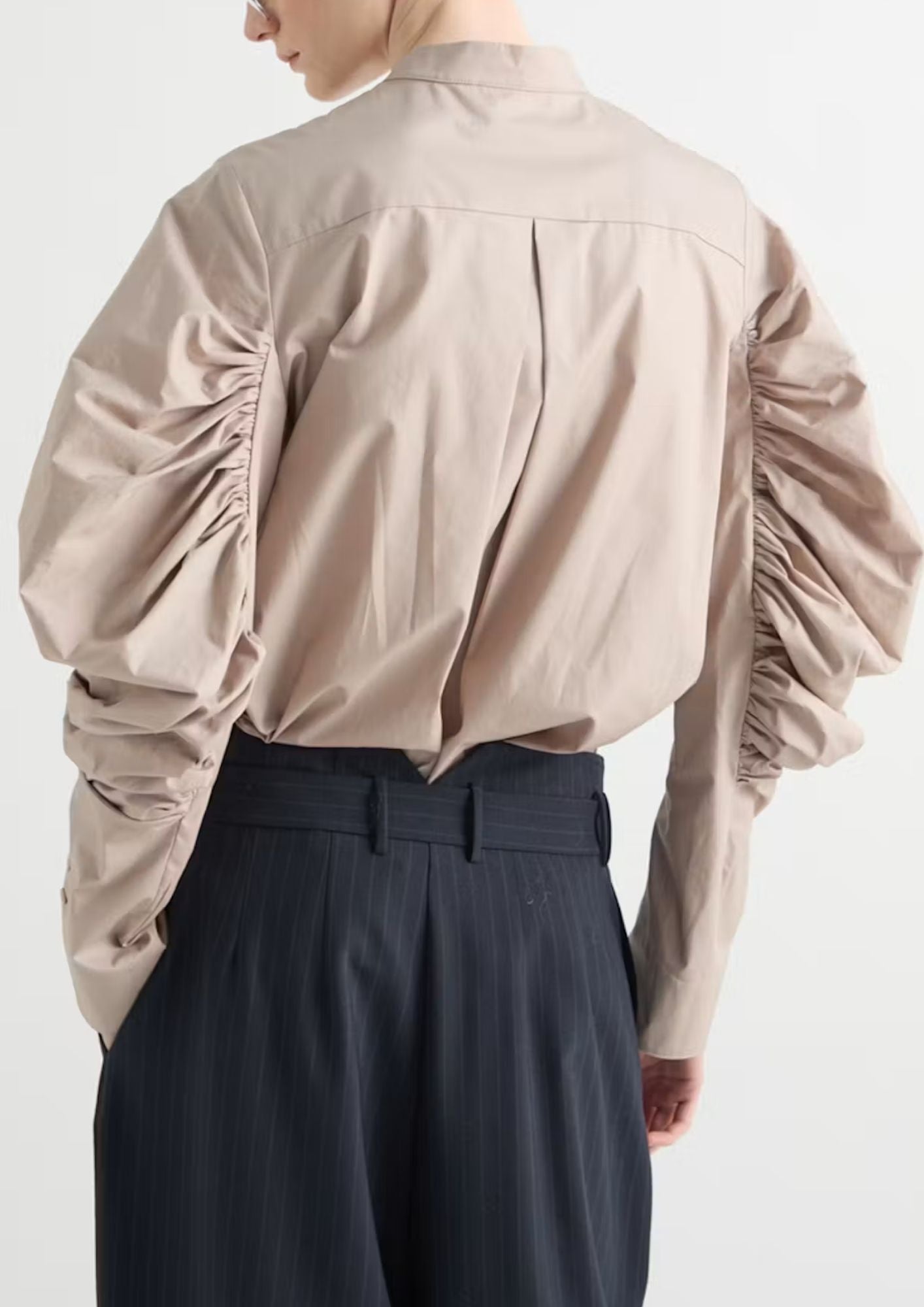 MEIMEIJ Puff Sleeve Top - Powder