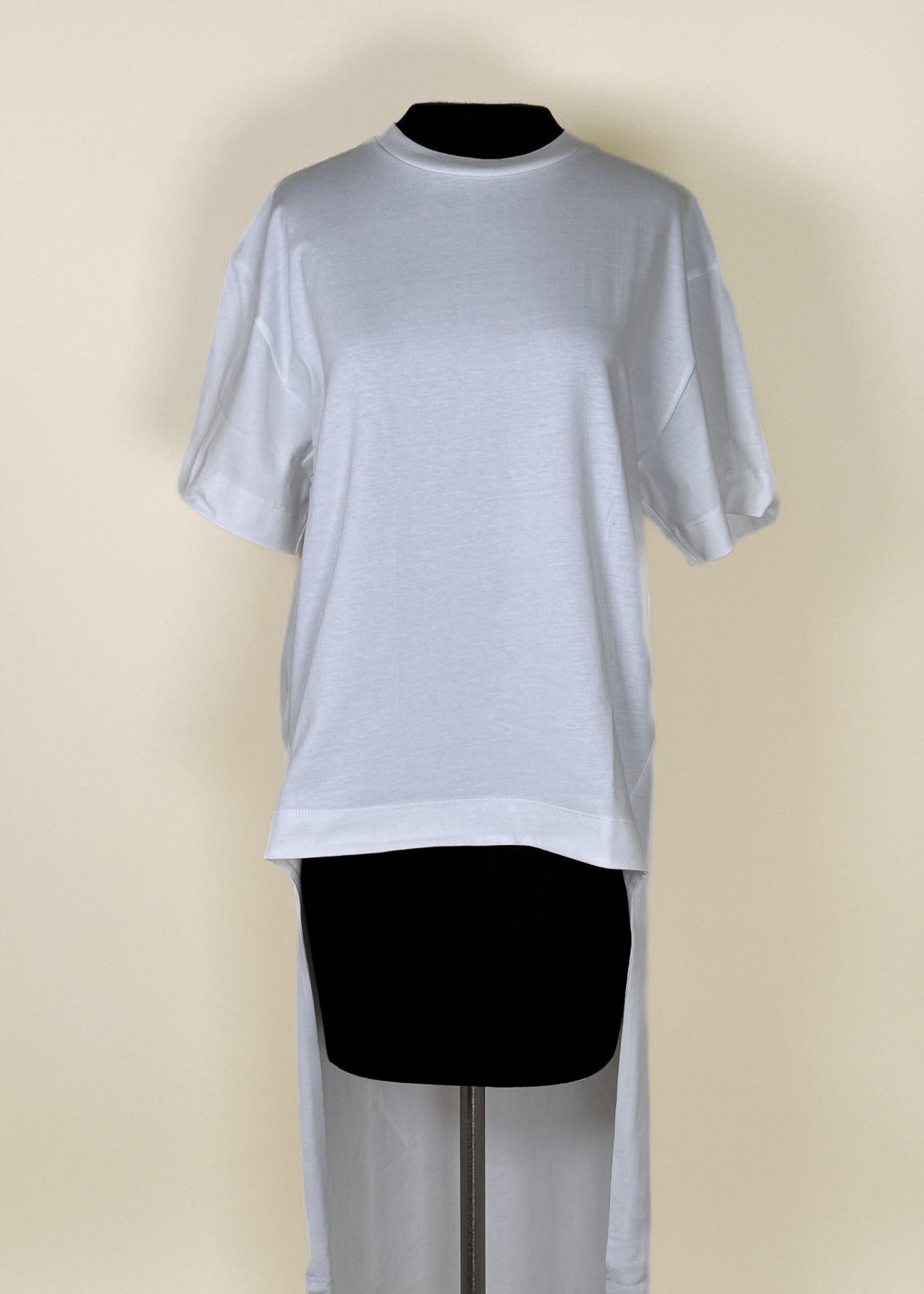 MEIMEIJ High Low Cotton Tee - Off White