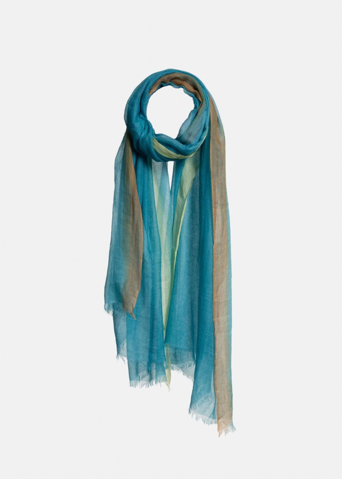 MIRROR IN THE SKY Souffle Tibetan Dip Dye Shawl - Bodywork, Electric, and Cover