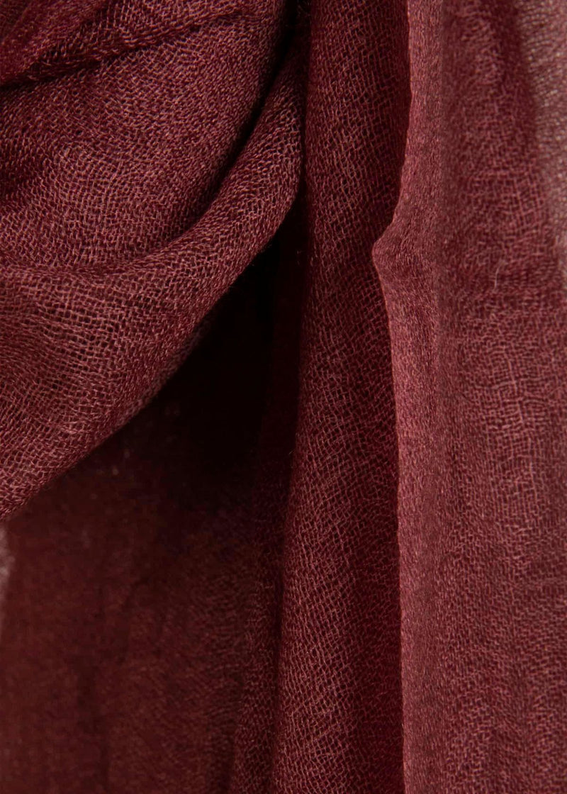 MIRROR IN THE SKY Souffle Cashmere Shawl - Dahlia