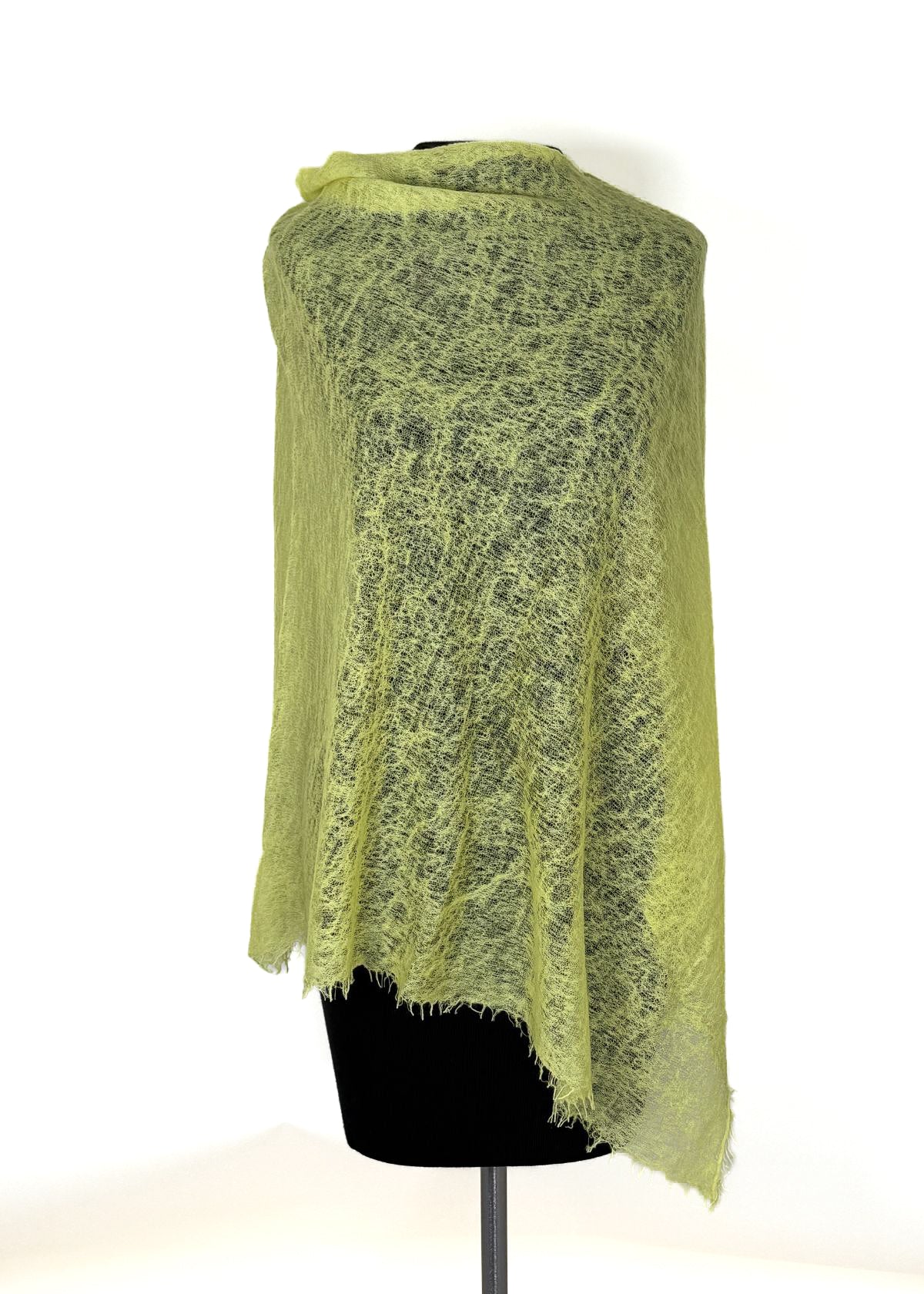 MIRROR IN THE SKY Semi Felted Poncho - Electric