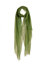 MIRROR IN THE SKY Souffle Cashmere Shawl - Herb