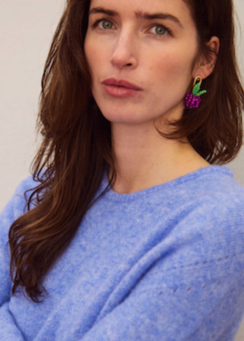 MOMONI Bruno Sweater - Cerulean