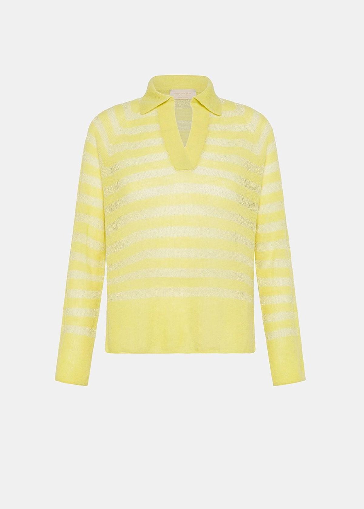 MOMONI Egide Polo Sweater - Lime