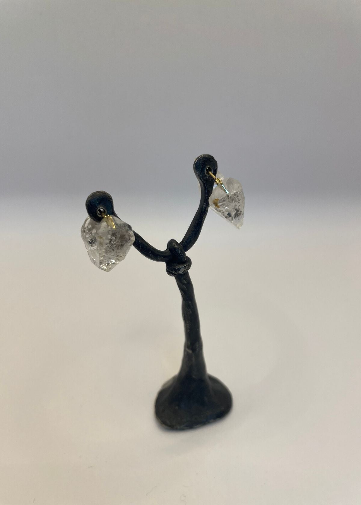 MONAKA Rock Slit Pierced Earring - Diamond Quartz