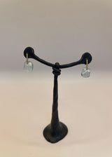 MONAKA Hibiki Stone Earring - Aquamarine and Diamond