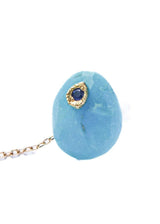 MONAKA Flat Pierced Earring - Turquoise
