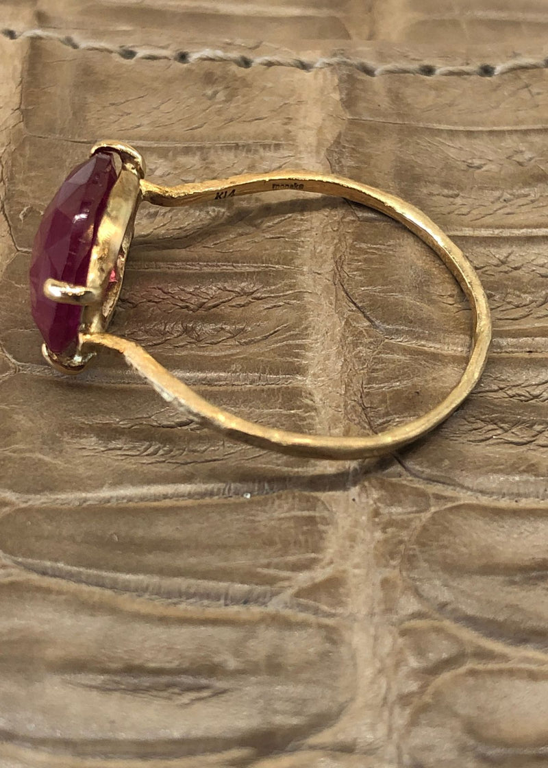 MONAKA JEWELRY Flat Ring - Ruby
