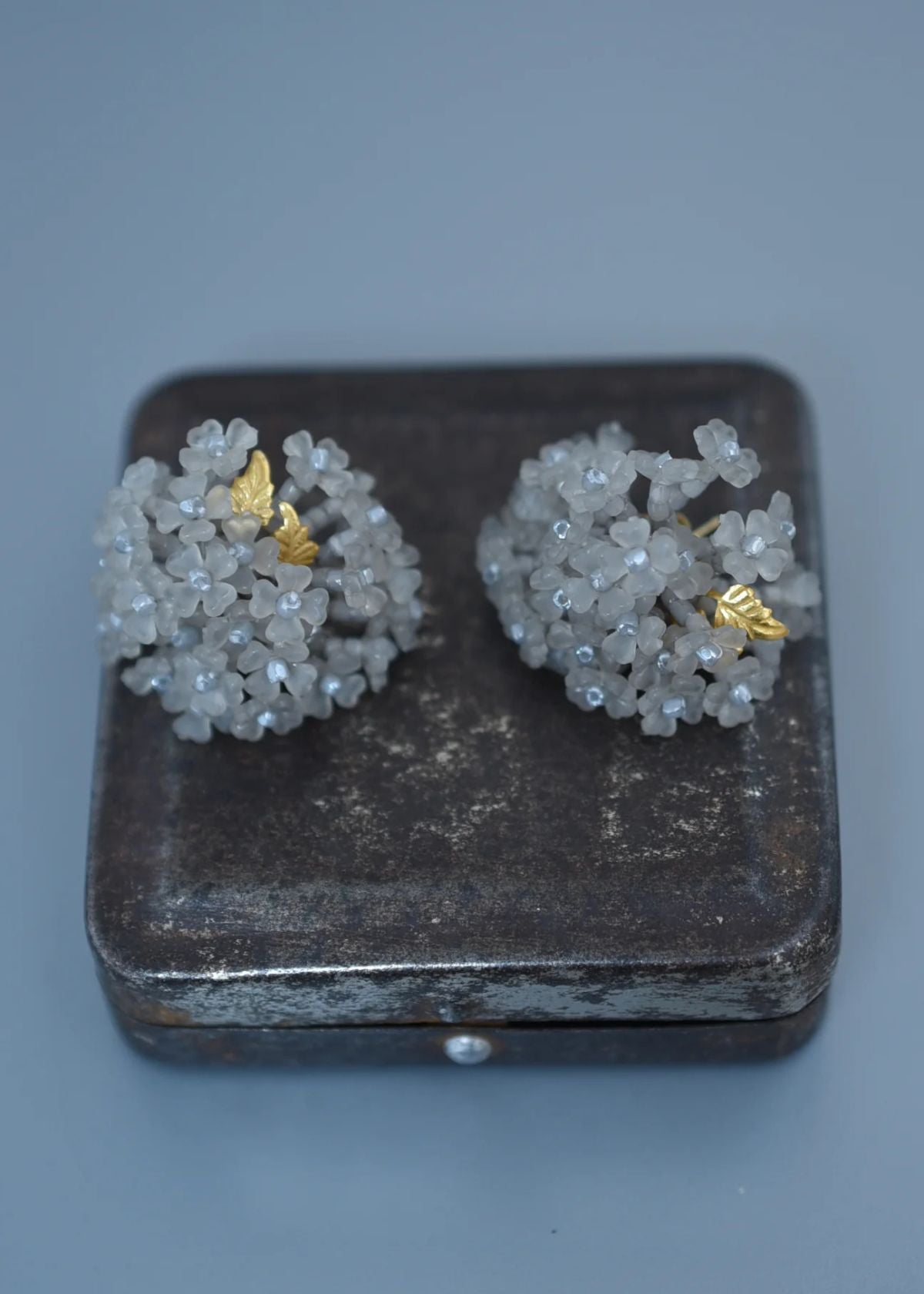 MONSHIRO Ajisai Earring - Grey