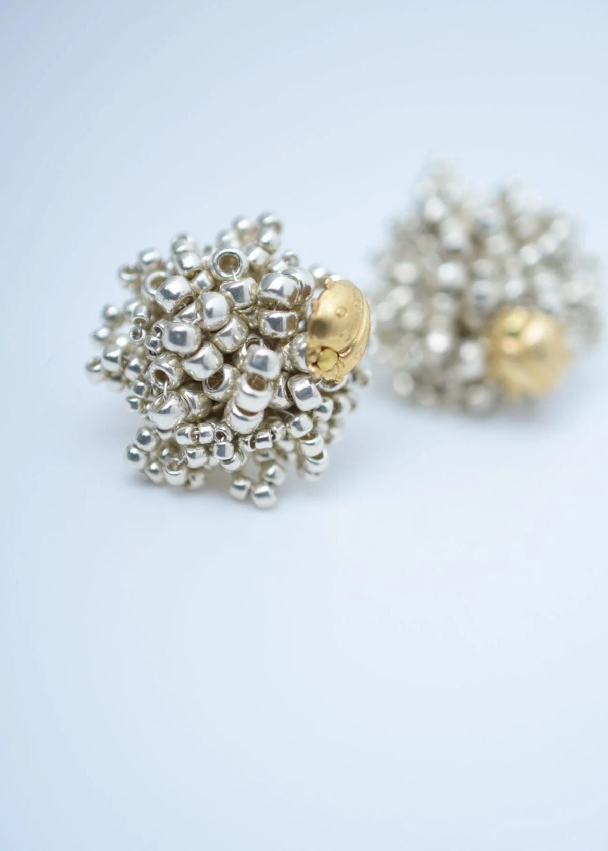MONSHIRO Dot Petite Earring - Silver