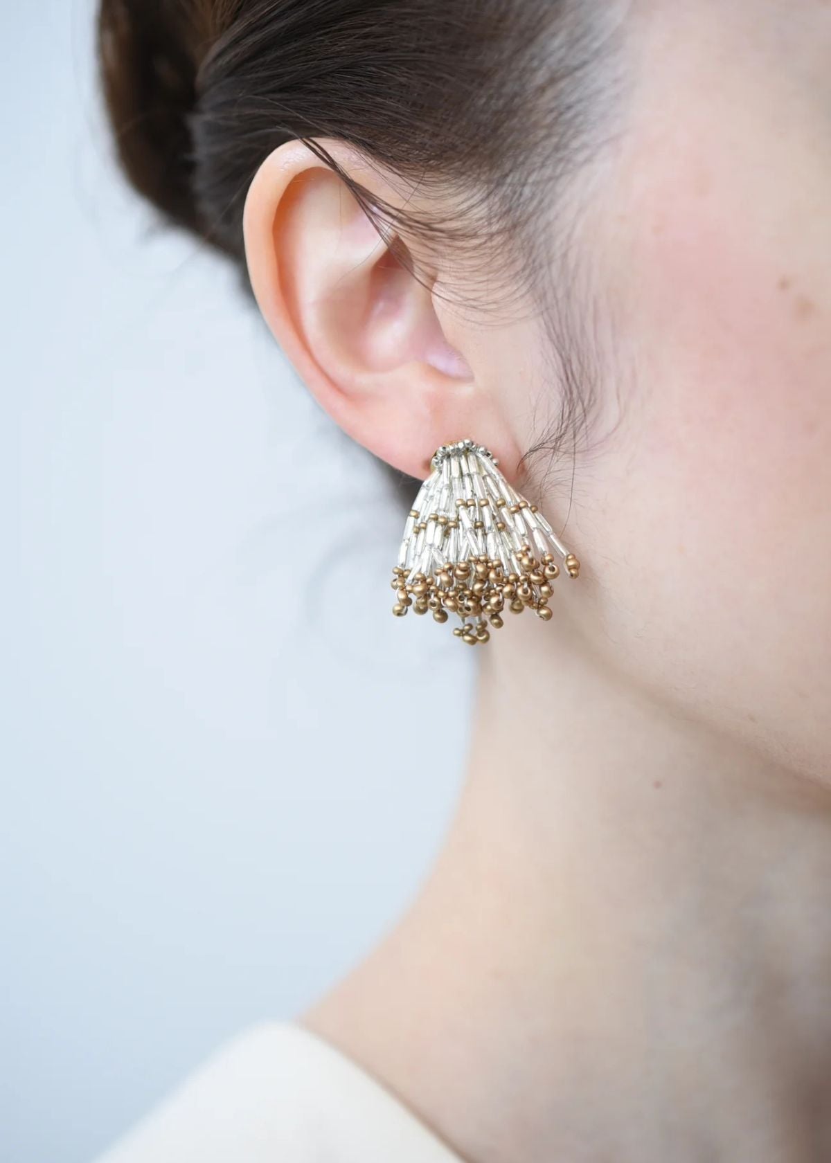 MONSHIRO Silver Grass Earring