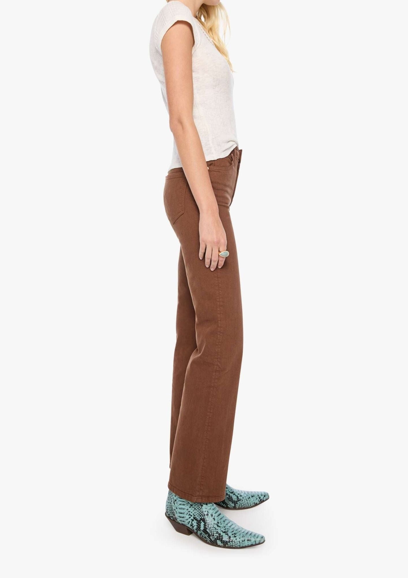 MOTHER The Kick It Jean - Bison