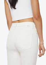 MOTHER High Waisted Weekender Skimp - Marshmellow