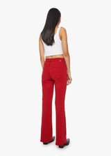 MOTHER High Waisted Weekender Skimp Jean - Haute Red