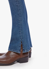 MOTHER High Waisted Runaway Slice Heel Jean - Morning Chores