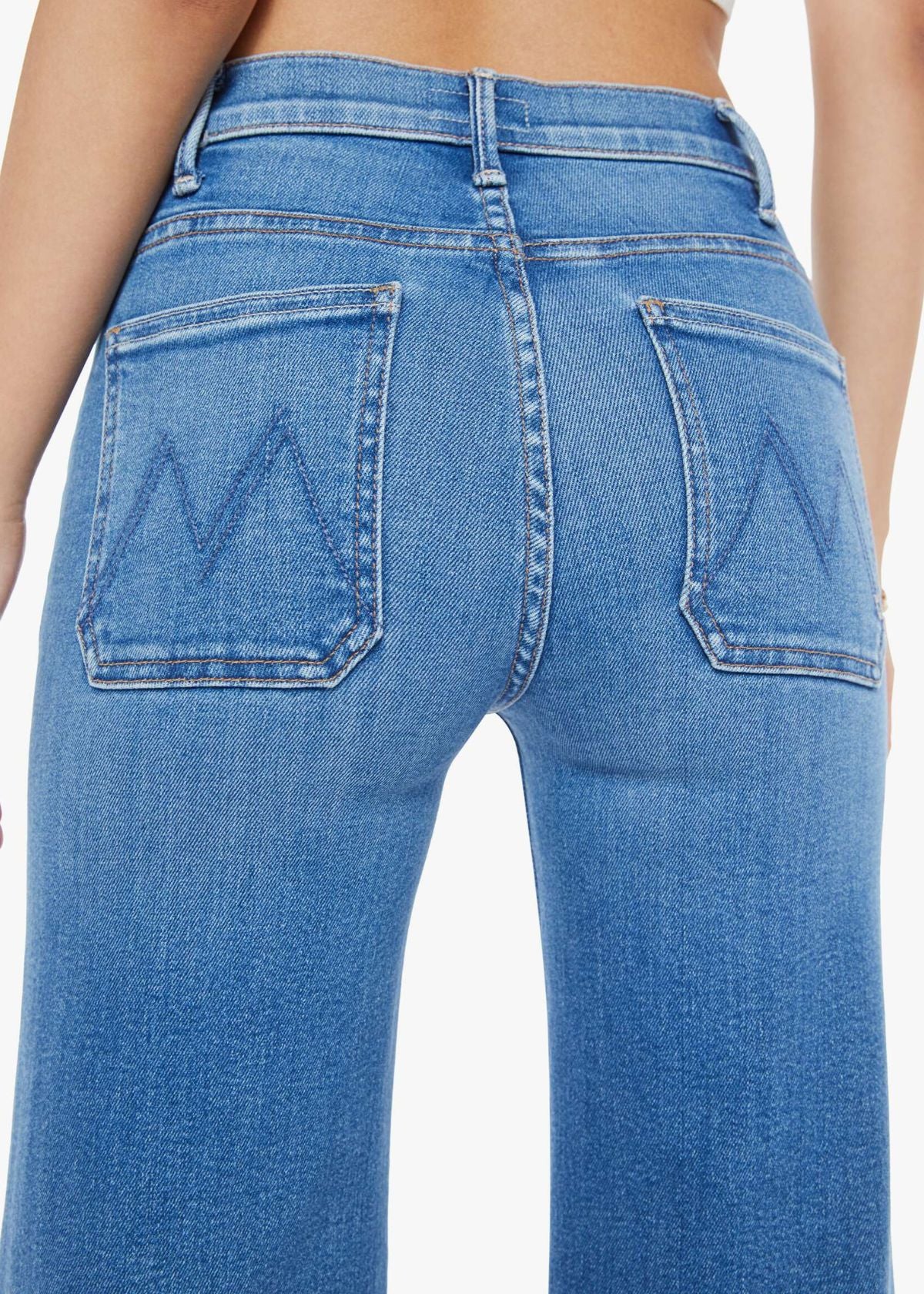 MOTHER Lil Hustler Roller Patch Pocket Sneak Jean - Piece by Piece