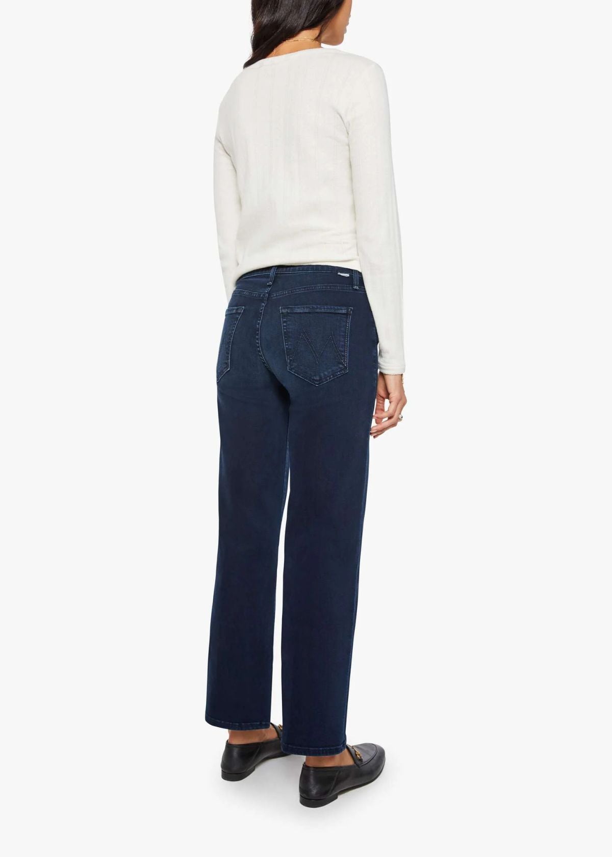 MOTHER The Mid Rise Rambler Zip Ankle Jean - Chip on my Shoulder