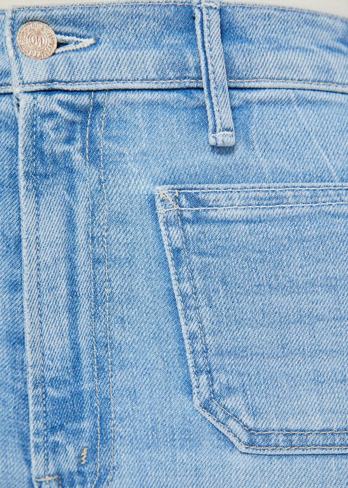 MOTHER Hustler Patch Pocket Ankle Jean - Tune in Tune out