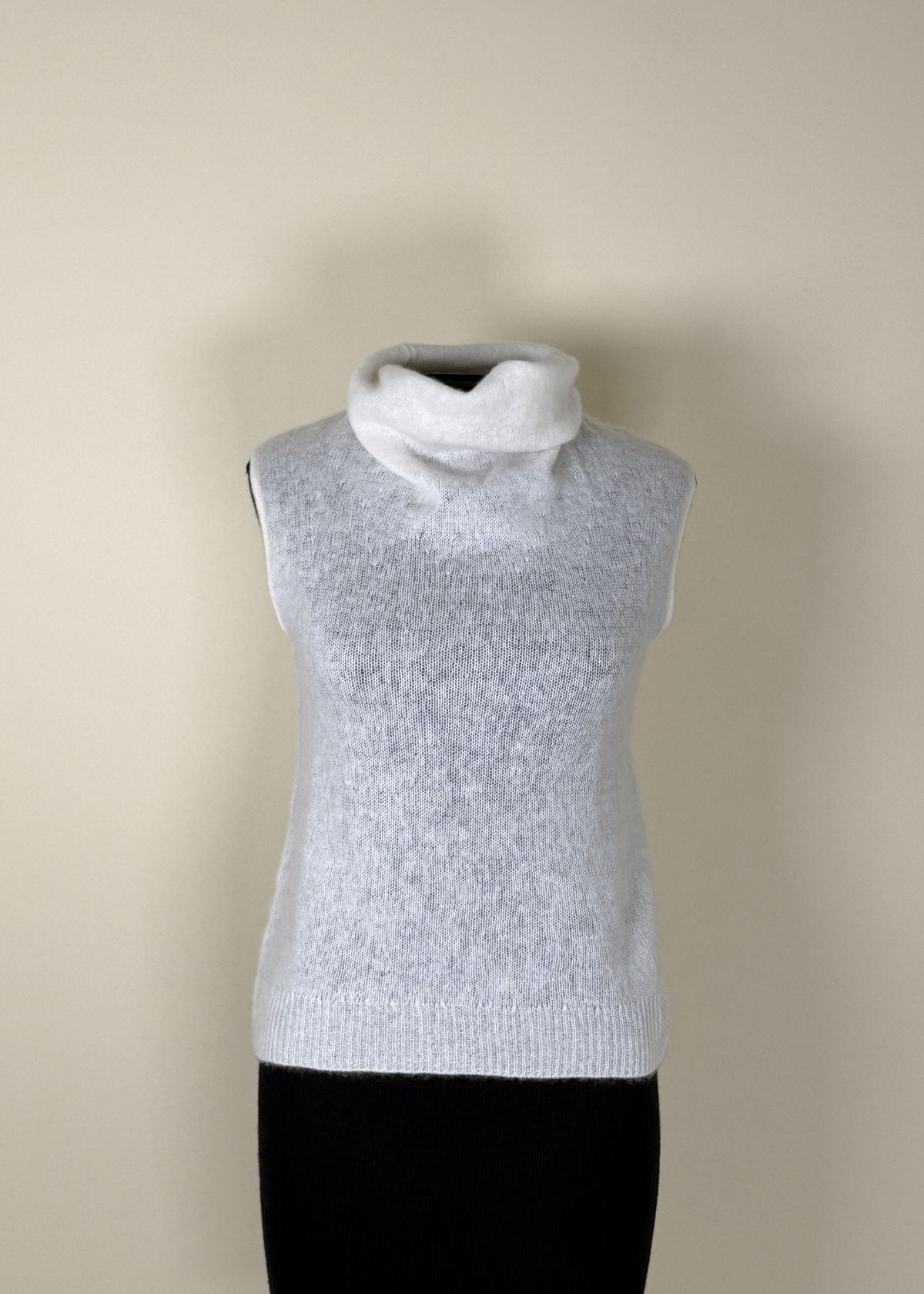 NAADAM Cloud Cashmere Cowl Neck Tank Top - White