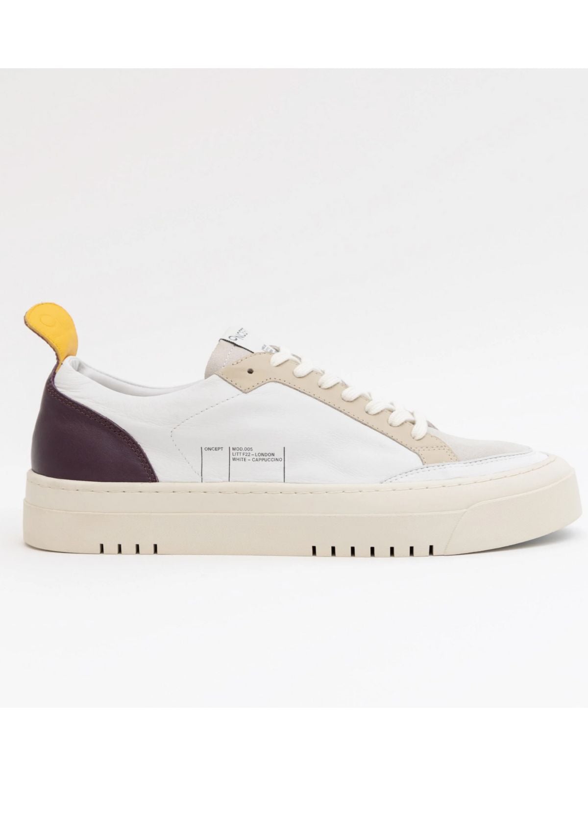 ONCEPT London Shoe - White/Cappuccino